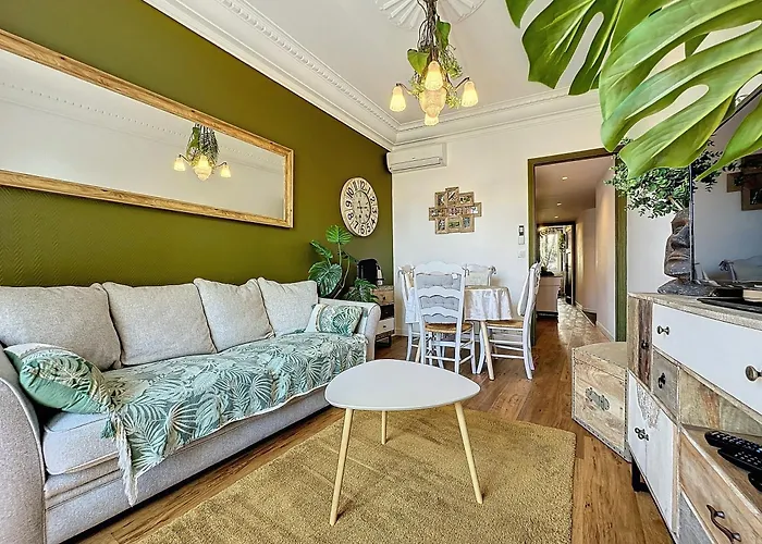 T2 Climatise Au Coeur De Juan Les Pins - 200m De La Apartman Antibes